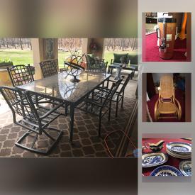 MaxSold Auction: This online auction features Patio Dinning Set, Vintage Marcrest Pottery Kitchen Ware, Vintage Hummel Figurine, Harley Davidson Fat Boy Softail Exhaust, Vintage Coca Cola Tray, Framing Nailer Gun, Scroll Saw Shop Master and much more!