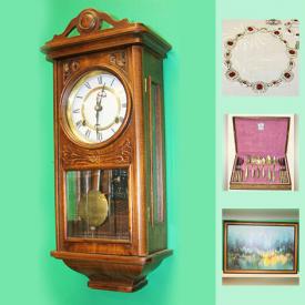 MaxSold Auction: This online auction features glassware, golf clubs, wall art, pogo stick, coins, bank notes, decorative glass, jewelry, vintage cameras, camera equipment, puzzles, postcards, comic books and much more.