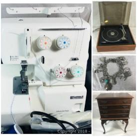 MaxSold Auction: This auction features Kenmore Serger Sewing Machine, Wedgwood England Fine Bone China Cups and Saucers, Susie Cooper Dishes, Royal Albert Albert Bone China, Belleek Ireland Fine Bone China Pieces, Fiesta Ware, Robert Bateman Framed Lynx Print, and much more!