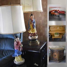 MaxSold Auction: This online auction features furniture such as recliners, twin-size beds, and end tables, collectibles such as sterling silver pieces, vintage toy trucks, and fine bone china, Kenmore portable washing machine, hardcover books, records, puzzles, and much more!