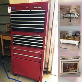 MaxSold Auction: This MaxSold online Arizona Estate Sale auction features glassware, flat screen TV, lamps, grandmother clock, stereo system, wall art, ladder, tools, cleaning equipment and much more.