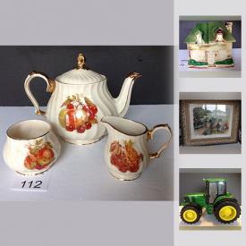 MaxSold Auction: This online auction features shelving, glassware, wall art, cameras, planters, decorative plates, toys, clocks, printer, figures, collectibles, magazines, tennis rackets, GPS, golf clubs and  much more.