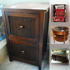 MaxSold Auction: This online auction features: humidor and cigar supplies; a ukulele; coffee makers and accessories; iRobot Roomba vacuum; sports card collection; costume jewelry and watches; US currently including silver dollars; Oneida silver plate flatware set and much more!