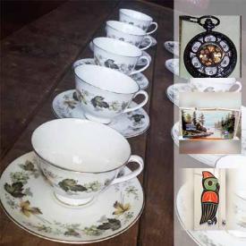 MaxSold Auction: This online auction features gemstone jewelry, Royal Doulton china, vintage nesting dolls, Canadian stamps, John Nelson First Nation prints and much more!