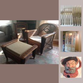 MaxSold Auction: This online auction features Century Dining chairs, antique mirror, silver cutlery, watercolors, coins, vintage jewelry, kitchen, 40's record player, table linens, china, glass/crystal and much more!