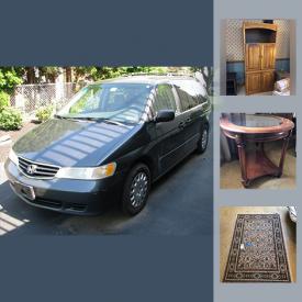 MaxSold Auction: This online auction features gardening supplies, kayak, planters, Samsung S3, 2003 Honda Odyssey, stuffed animals, frames, puzzles, holiday decor, sports memorabilia, board games, CDs, VHS tapes, vacuum, books and much more.