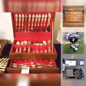 MaxSold Auction: This online auction features board games, telescope, tripods, outdoor furniture, ping pong table, workout gear, grills, luggage, pool table, pool cues, vacuum, bicycles, books, flatware, DVDs, video game accessories, speakers, elliptical, holiday decor, shelving, and much more!