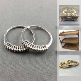 MaxSold Auction: This online auction features Heinrich dish set, vintage watches, 10K gold necklace, rings and earrings, sport rack, miniature gilded tea set, rock n roll LPs and much more.