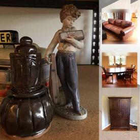 MaxSold Auction: This online auction features Broyhill kitchen table, cherry queen-size sleigh bed, Haier microwave, Lladro collectibles, Lennox figurines, hand tools and much more!