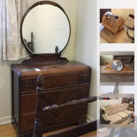 MaxSold Auction: This online auction features glassware, tools, ladder, wheelchair, walker, VHS tapes, vintage cameras, lamps, sewing machine, holiday decor, TV, figurines, costume jewelry, and much more!