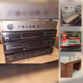 MaxSold Auction: This online auction features Exec Office Desk, Car Stereo Power Antennas, Home Stereo Equipment, Display Case and much more!