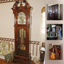 MaxSold Auction: This online auction features lots of VINTAGE furniture, rugs, toys, stamps, jewelry, clocks, Franklin Mint die cast cars with COA and much more!