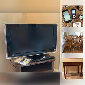 MaxSold Auction: This online auction features Electronics: Tv's and accesories; iPods; Kindle and more! Battery back up reclining sofa and dove gray chair; kid's size table. Kenmore vacuum. Toolboxes with tools. 3 bins of Beanie Babies and much more!