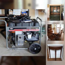 MaxSold Auction: This online auction features Ethan Allen furniture, wall art, cameras, faux plants, sports cards, flatware, guitars, golf clubs, books, CDs, VHS tapes, power tools, ladders, cleaning supplies, bicycle, and much more!