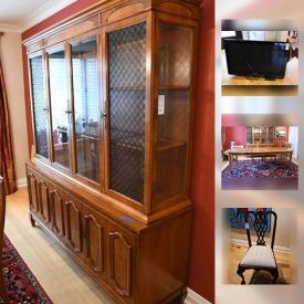 MaxSold Auction: This online auction features rug, dining room chair, china cabinet, Turko Persian Rug, and much more!