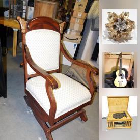 MaxSold Auction: This online auction features Collectibles. Art. Memorabilia. Furniture. Tools. Sterling Silver. Antiques. Sporting Equipment. Fine China. Vintage Electronics. Musical instruments and much more!