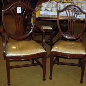 MaxSold Auction: Auction features furniture (mahogany dining table and chairs, sideboard, dresser, desk), large collection of china (Wedgwood, Johnson Bros., Georgian, Japanese, German, and other assorted cups, saucers and plates, including Limoges, Aynsley, Collingwoods and more), vintage cameras, vintage typewriter, decorative lots, crystal and glassware, silver plate, brass, organ, cabinet stereo and album records, and much more!