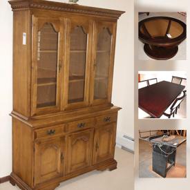 MaxSold Auction: This online auction features lamps, perfume, cabinets, vacuum, quilts, stuffed bears, grill, table saw, trekking poles, recliner and much more.