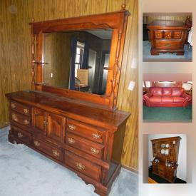 MaxSold Auction: This online auction features: furniture including Thomasville, Bassett and Lea Industries; vintage Atari system; Disney collectibles; Bose surround sound system; leather sleeper sofa; Stetson hats; Waterford and Wedgwood; Lionel trains and much more!