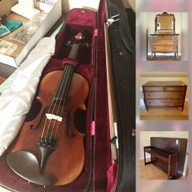 MaxSold Auction: This online auction features Decor, Art, Baby Items, Furniture, Assorted kitchen items, Collectibles, China wares, Infrared heater and fan, Dehumidifier, Book case and Books, Sewing machine, Glass, Toddler bed and linen, Gas Lawn Mower and much more.