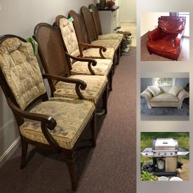 MaxSold Auction: This online auction features Sofa, Set of Lenox Solitare crystal, lamp, prints, vintage chair, filing cabinet, dolls, Cabinets, ping pong table and much more!