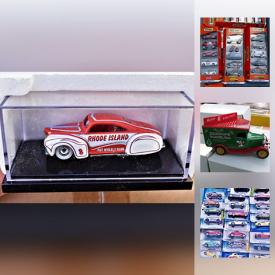 MaxSold Auction: This online auction features collectibles such as Matchbox cars, Hot Wheels cars, Lledo cars, Disney, Johnny Lightning, Jada toys, Ertl trucks, carrying cases and much more!