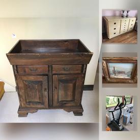 MaxSold Auction: This online auction features furniture, artworks, music instrument, Assortment Of Housewares, tools, electronics, appliances, books, decors, Vintage Smith Corona Typewriter, Vintage New Home Sewing Machine With Table and much more