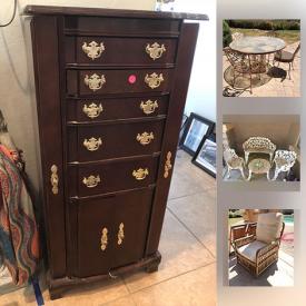 MaxSold Auction: This online auction features Vintage toys, dolls, garden decor including patio furniture and statues, vintage bar cart and trunks as well as antique dental tools and much more!