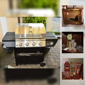 MaxSold Auction: This online auction features decors, artworks, VHS tapes, religious items, vintage items, royal doulton, bakeware, kitchen utensils, collectible, records, statues, Autographed Photos, Croquet Set, Grillmaster Propane Grill, power tools and much more.