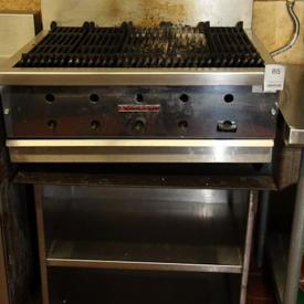 MaxSold Auction: This auction features Restaurant Tables, Cash Drawer And Adding Machine, Restaurant Cutlery, Serving Trays, Dishes, Stainless Bowls, Soup-Warmer, Hall Bench, Escargot Dishes, Couter Top Fryer, Walk In Fridge, Stainless Heat Table, Gravity Globe Feeder Slicer, Moffat Table Top Grill, Sugar, Salt And Peppers, Baker's Rack, Take Out Containers, Industrial Ice Maker, Plastic Shelves, Cooling Rack, Chest Freezer and upright freezer, Fire Extinguishers and much more!