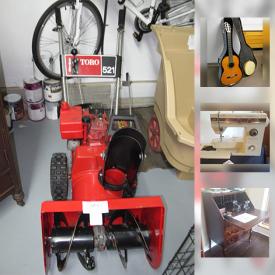 MaxSold Auction: This online auction features: audio electronics including Technics, Pioneer, Aiwa; a Nintendo Wii; art; holiday decor; power tools by Black and Decker and Craftsman; a Toro snowblower and lawnmower and much more!