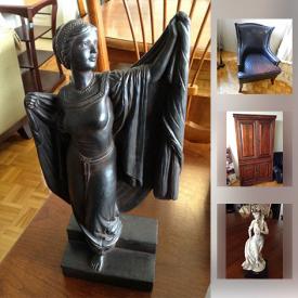 MaxSold Auction: This online auction features Armani figurine, Swarovski crystal, framed art work, home decor and more!