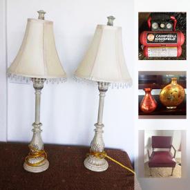 MaxSold Auction: This online auction features furniture, glassware, stemware, Collection Of Pyrex, decors, Sport Balls Related Stuff, kitchenware, Art Table & Supplies, Image Transfer Machine & Photo Converter, Kenmore Grill, artworks and much more.