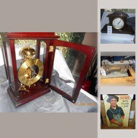 MaxSold Auction: This online auction features collectibles such as die cast model cars, lighter collection, and comic books, craft supplies, costume jewelry, household decor, sheet music, dress maker mannequin, Seth Thomas clock, camera accessories and much more!