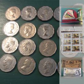 MaxSold Auction: This online auction features older Canadian coins, stamps, vintage anchor, vintage kitchen tools, collectible toys such as Smurfs, Trolls, Teenie Babies, Barbie, Cabbage Patch Dolls, Sesame Street, madame Alexander, scrapbooking items, collectible hockey cards and much more!