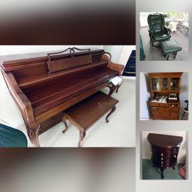 MaxSold Auction: This online auction features furniture such as vintage buffet, electric recliner, wicker set, vintage school desk, and Victoriaville dresser with mirror, art such as limited edition prints, framed prints, and paintings, appliances such as Electrolux refrigerator, Moffat refrigerator, and Kelvinator stove, kitchen small appliances, electronics, home decor such as brass items, carvings, and carnival glass, books such as vintage, paperback, and hardcover, men’s accessories, home health aids, dog houses, animal crates, Bissel Deep Cleaner, Bissel steamer, garden tools and decor, LPs, shelving units, men’s wear and much more!