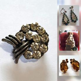 MaxSold Auction: This online auction features lots of cosmetic, semi-precious stone and sterling jewelry and much more!