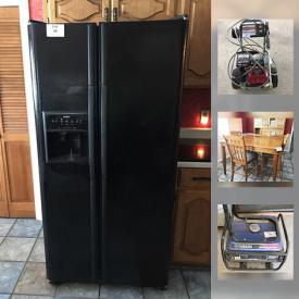 MaxSold Auction: This online auction features a pressure washer, ladder, tools, trailer, power generator, holiday decor, dart board, costume jewelry, pool toys, grill, deer blind, yard decorations, entertainment centers, refrigerator, vacuum and much more.