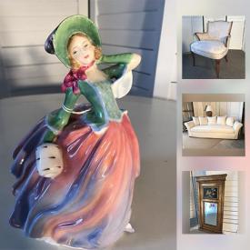 MaxSold Auction: This online auction features Console Table, Yanan Wine Jug, Metal Wall Sculpture - Sail Boats on Water, Vintage Hostess Chair, Vintage Quebec Wood Carved Table Lamp, Custom Oak Bookcase and much more!