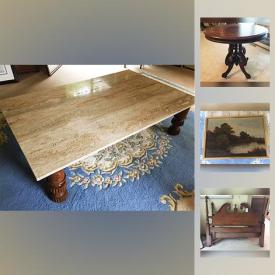 MaxSold Auction: This online auction features art such as Bateman numbered prints, Krapf artist’s proof, Parker numbered prints, original oil on canvas, and original watercolour, furniture such as Gibbard side table, marble end table, and double size headboard and much more!