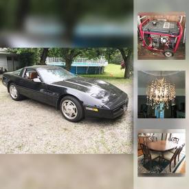 MaxSold Auction: This online auction features 1988 Corvette 2 Door Coupe, Antique Mini Singer Sewing Machine, indoor and outdoor furniture, decors, Natural Gas Barbecue, tools, cookbooks, Sewing Machine, Limoges Miniatures, glassware, household tools, Assorted Lawn Tools and much more.