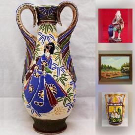 MaxSold Auction: This online auction features decorative teapots, pottery, amplifier, figurines, wall art, necklaces, candle holders, decorative plates, sculptures, candy dispensers and much more.