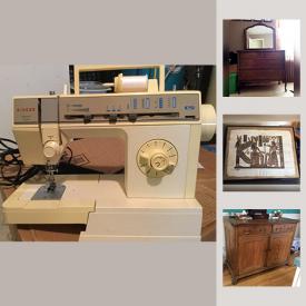 MaxSold Auction: This online auction features Kenmore Vacuum, Furniture, Egyptian Art, Lamps, Decor, Onkyo stereo, Couch, Collectibles, Nespresso Coffee Machine, Kitchen items, Lenox, Electronics And VHS Tapes, Kenmore Appliances, Singer Sewing Machine and much more.