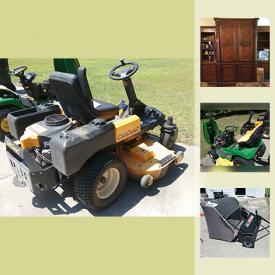 MaxSold Auction: This online auction features freezers, shelving, lawn mowers, yard tools, bicycles, gas cans, lamps, ladders, CDs, piano, vacuum, TVs and much more.