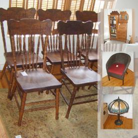 MaxSold Auction: This online auction features prints, vacuum, pottery, shelving, lamps, glassware, books, stereo, paper shredder, printer, filing cabinets, birdcage, treadmill, power tools, outdoor furniture, and much more.