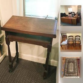 MaxSold Auction: This online auction features maps, travel books, desks, typewriters, albums, office supplies, vintage toys, slot car track, fireplace tools, filing cabinets, books, lawn mower, leaf blower and much more.