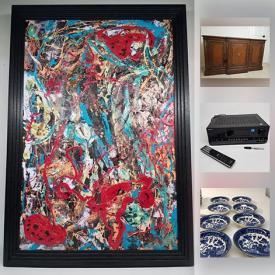 MaxSold Auction: This online auction features and Asian ship replica carved out of jade, Tokyo Disneyland Commemorative Plate, and Coca-Cola Memorabilia. Also includes Original Framed Artwork Boogie Nights, Blue Willow Plate Set, Coolers, Aluminum 6 Foot Ladder, Home Decor and much more.