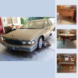 MaxSold Auction: This online auction features fridges, cameras, glassware, paper shredder, lamps, piano, recliners, holiday decor, books, speakers, TV, linens, power tools, ladders, bicycles, 1996 Buick Roadmaster and much more.