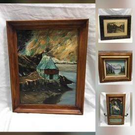 MaxSold Auction: This online auction features artworks, decors, collectibles, vintage items, postcards, Antique Remington Rand Cast Iron Typewriter, Boxed Polaroid 160 And Kohka 8mm Camera, books, toys,  Canadian Military Patches and much more.