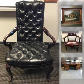 MaxSold Auction: This online auction features furniture, artwork, Typewriter, Medical Equipment, bookshelf, Mini Fridge and much more.